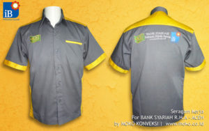 Baju Seragam Kerja Bank Syariah Rahmah Hijrah Agung Aceh