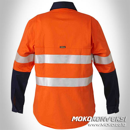 wearpack wanita hi vis schotlight belakang