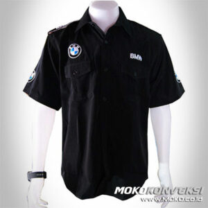 Gambar Kemeja Pria Terbaru Seragam Kerja BMW crew shirts