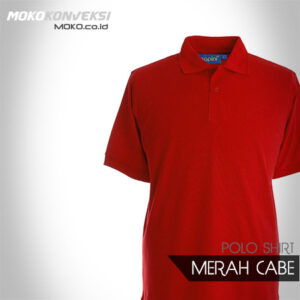 Desain Kaos Polo Berkerah Konveksi Polo Shirt polos warna merah