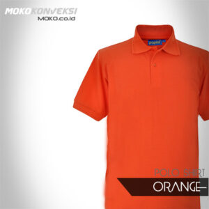 Harga Kaos Polo Shirt polos orange Terbaru