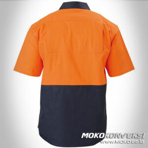 Baju Safety K3 Muntok - wearpack lengan pendek