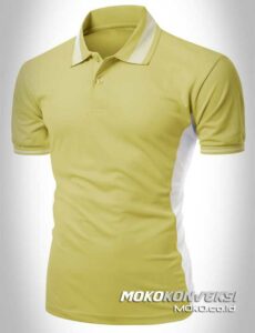 polo shirt custom warna gold tempat pembuatan kaos berkualitas moko konveksi
