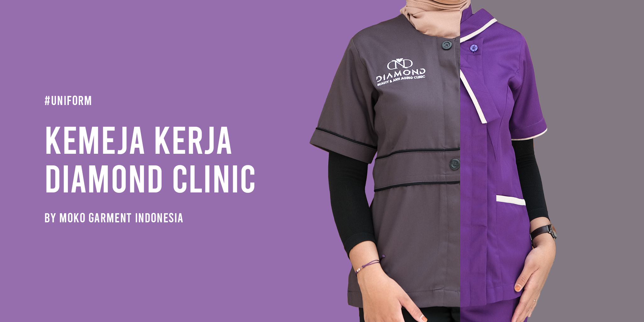 Kemeja Kerja DIAMOND Clinic